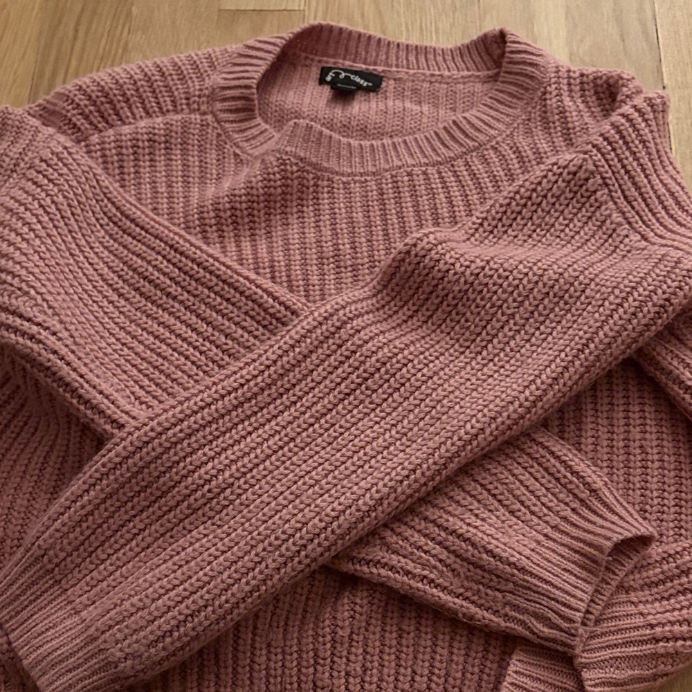 Art Class Dusty Rose Crew Neck Sweater